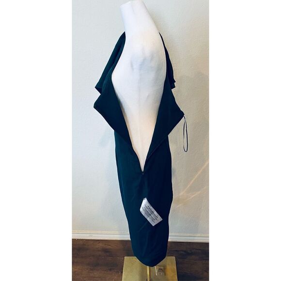 Dress the Population Women's Tiffany One Shoulder Bow Detail Midi - Picture 4 of 8